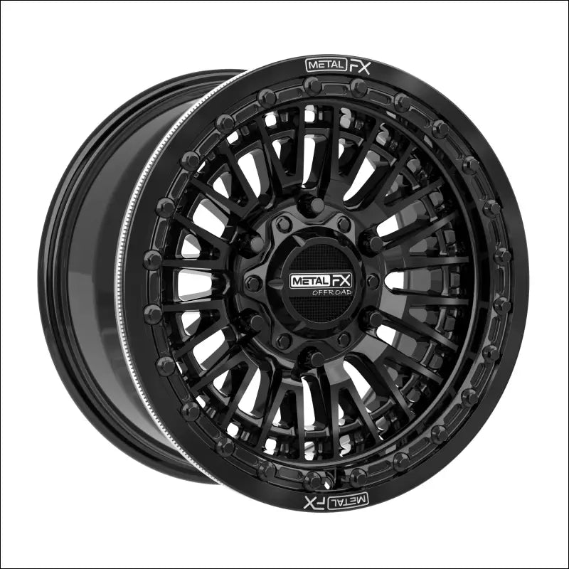 Slayer 6R Beadlock | Gloss Black - 15x8 | +25mm/5 + 3 | 6x5.5 | 98680 (Maverick R)