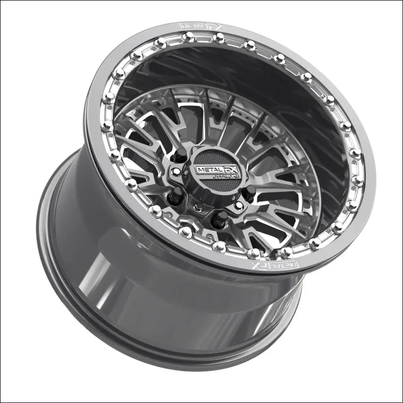 Slayer R Beadlock | Gunmetal Contrast Cut - 15x10 | +0mm/5 + 5 | 5x4.5 | 98672 (Polaris 5-Lug / Segway Super Villain)