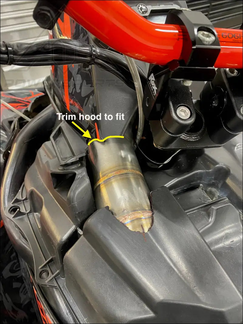 SLG Big Shot Intake/Snorkel DIY Kit For 2012-2024 G2 CanAm Renegade 570-650-800-850-1000 - Intake