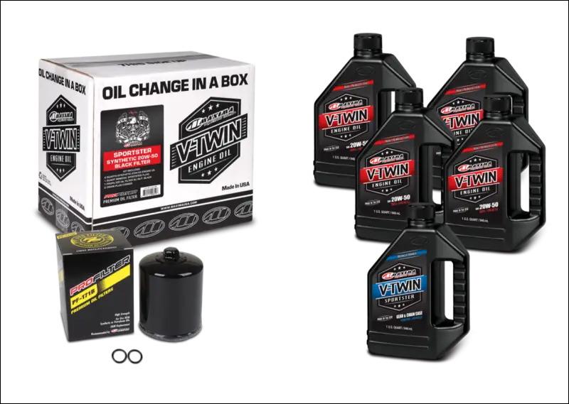 SPORTSTER SYNTHETIC 20W-50 (’86-CURRENT ENG) - Oil Change Kit
