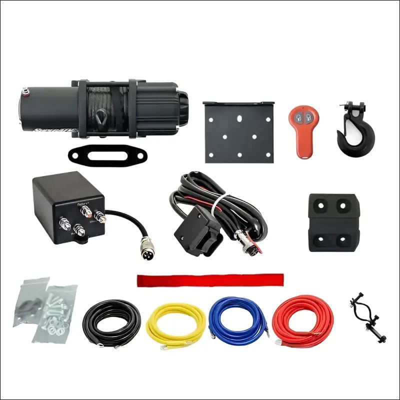 SuperATV Black Ops 4500 Synthetic Rope Winch & Wireless Remote