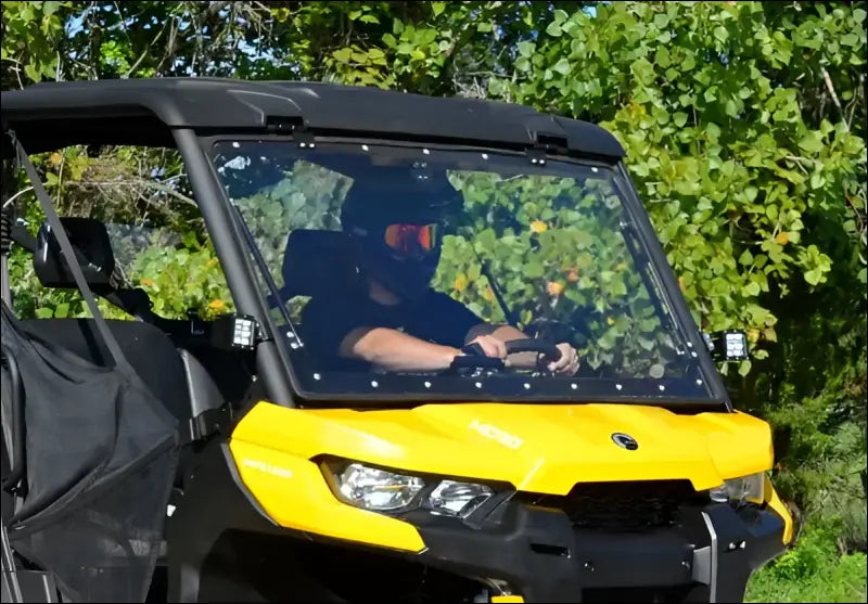 SuperATV Can-Am Defender Scratch Resistant Flip Windshield