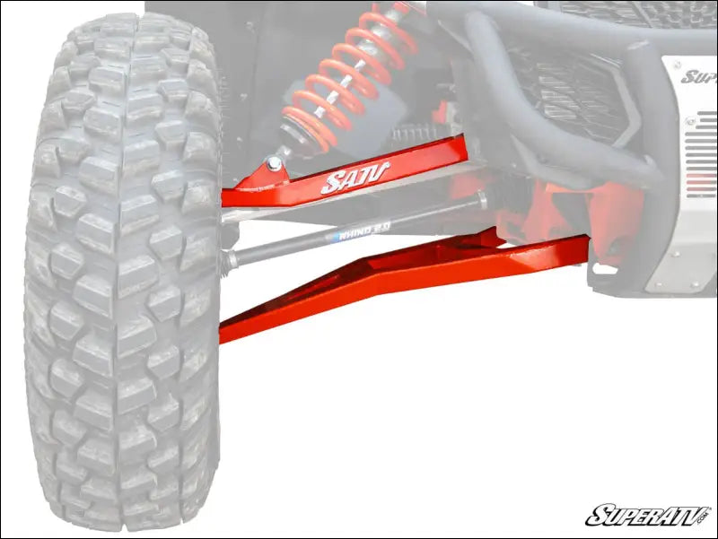 SuperATV Can-Am Maverick X3 Sidewinder A-Arms - 1.5’’ Forward Offset - 72 inch Wide w/ Smart-Shox / Keller Performance