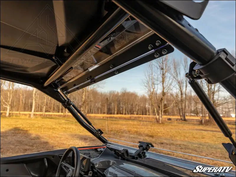 SuperATV CFMOTO ZForce 950 Scratch Resistant Flip Windshield