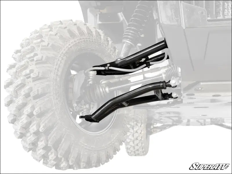 SuperATV Honda Pioneer 1000 Atlas Pro 1.5’’ Forward Offset A-Arms - 2022 / Heavy-Duty 4340 Chromoly Steel / Black