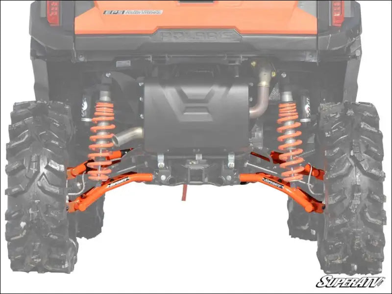 SuperATV Polaris General High Clearance 1.5’’ Rear Offset A-Arms - Orange