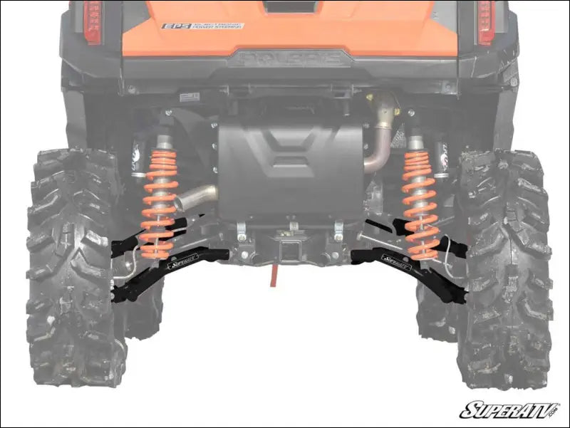 SuperATV Polaris General High Clearance 1.5’’ Rear Offset A-Arms - Black