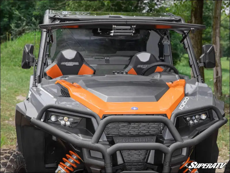 SuperATV Polaris General Scratch Resistant Flip Windshield