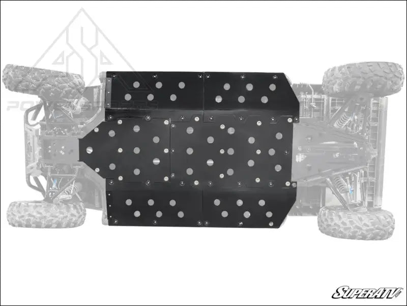 SuperATV Polaris Ranger Midsize 570 Crew Full Skid Plate - Plates