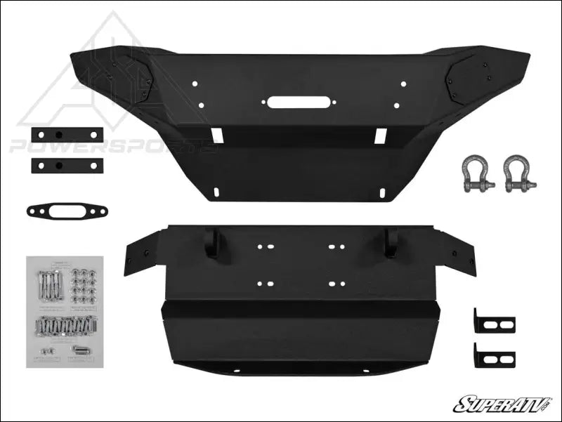 SuperATV Polaris Ranger XP 1000 Winch Ready Front Bumper - Bumpers