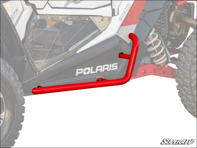 SuperATV Polaris RZR 900 Heavy-Duty Nerf Bars - Red