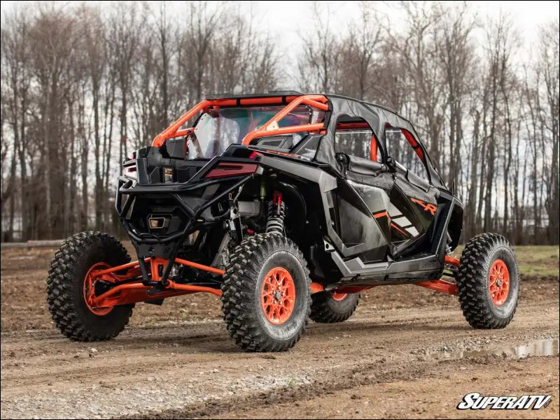 SuperATV Polaris RZR PRO R 4 Primal Soft Cab Enclosure Upper Doors - Yes: Standard Polycarbonate - Clear - Enclosures