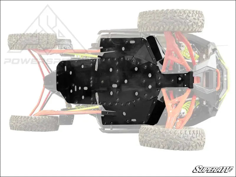 SuperATV Polaris RZR Pro R Full Skid Plate - Plates
