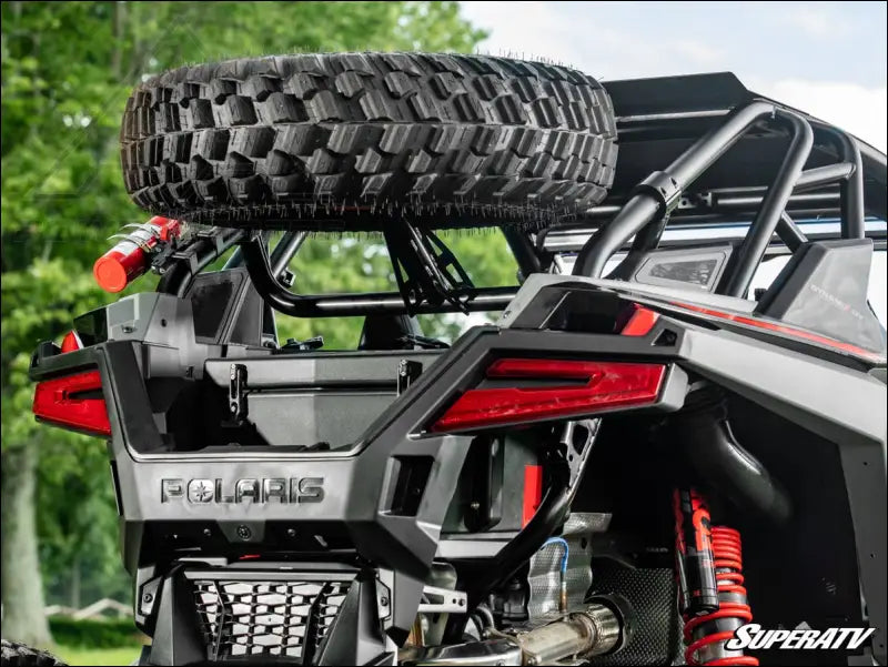 SuperATV Polaris RZR Pro R Spare Tire Carrier - Bumpers