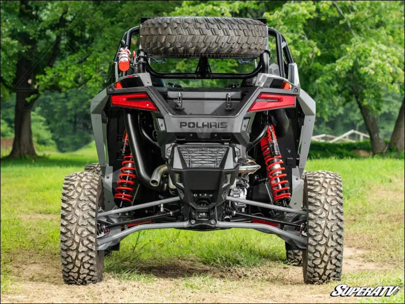 SuperATV Polaris RZR Turbo R Spare Tire Carrier - Bumpers
