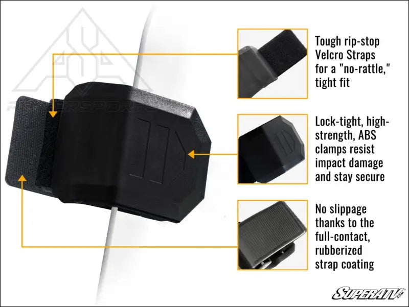 SuperATV Polaris RZR Turbo S Half Windshield