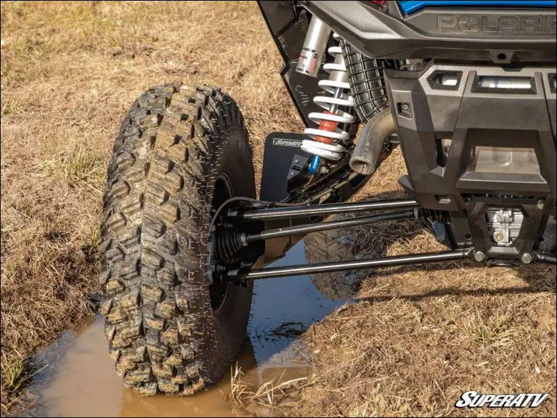 SuperATV Polaris RZR Turbo S Mud Flaps - Machine Protection