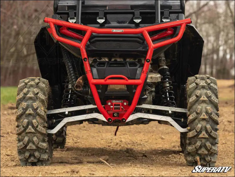 SuperATV Polaris RZR Turbo S Rear Bumper With Receiver Hitch - Bumpers