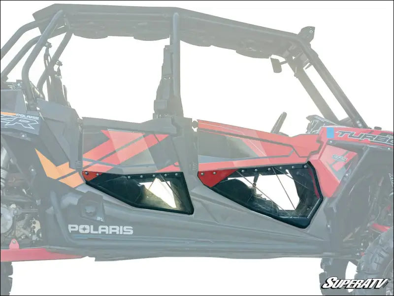 SuperATV Polaris RZR XP 1000 Clear Lower Doors - 4