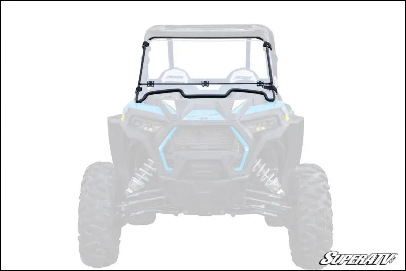 SuperATV Polaris RZR XP 1000 Scratch Resistant Flip Down Windshield - 2019 +