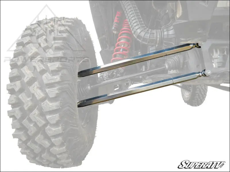 SuperATV Polaris RZR XP Turbo S Billet Aluminum Radius Arms - Rods