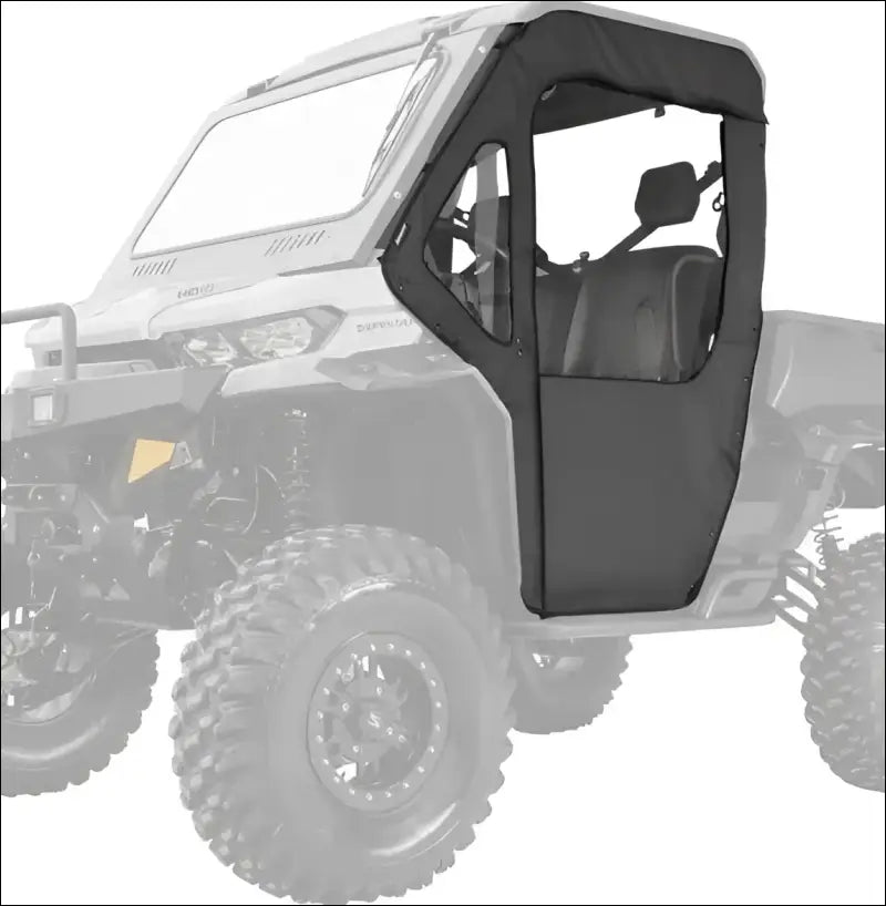 SuperATV Primal Can-Am Defender Soft Cab Full Doors - No Rear Windshield