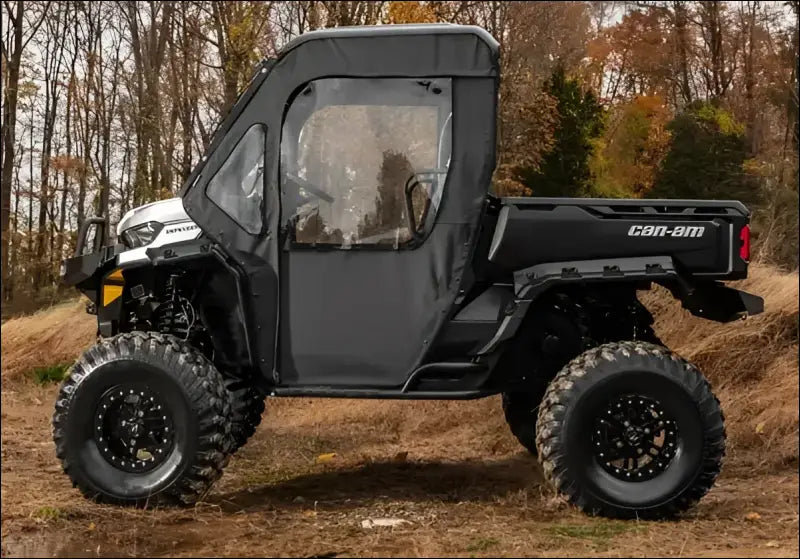 SuperATV Primal Can-Am Defender Soft Cab Full Doors - Standard - Dark Tint