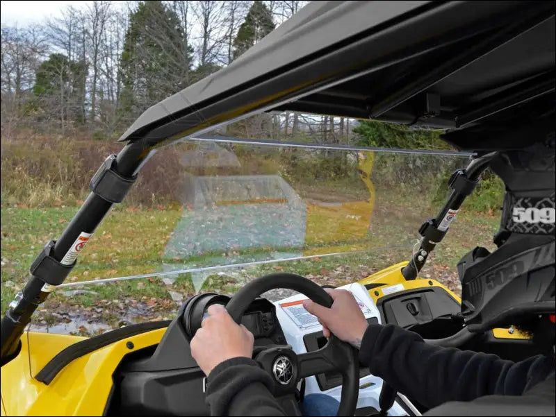 SuperATV Yamaha YXZ Scratch-Resistant Full Windshield