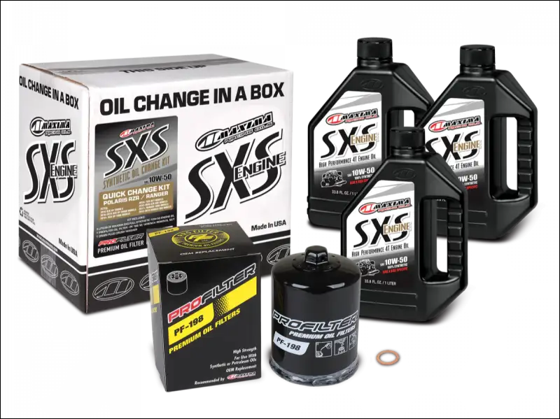 SXS - POLARIS RZR / RANGER QUICK CHANGE KIT - 10W-50 - Oil Change Kit