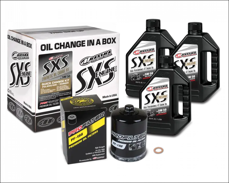 SXS - POLARIS RZR / RANGER QUICK CHANGE KIT - 5W-50 - Oil Change Kit