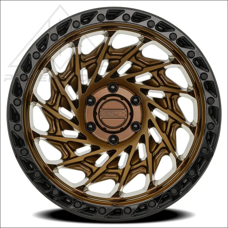 Typhoon Truck | Smoked Bronze Center Gloss Black Lip - Wheels