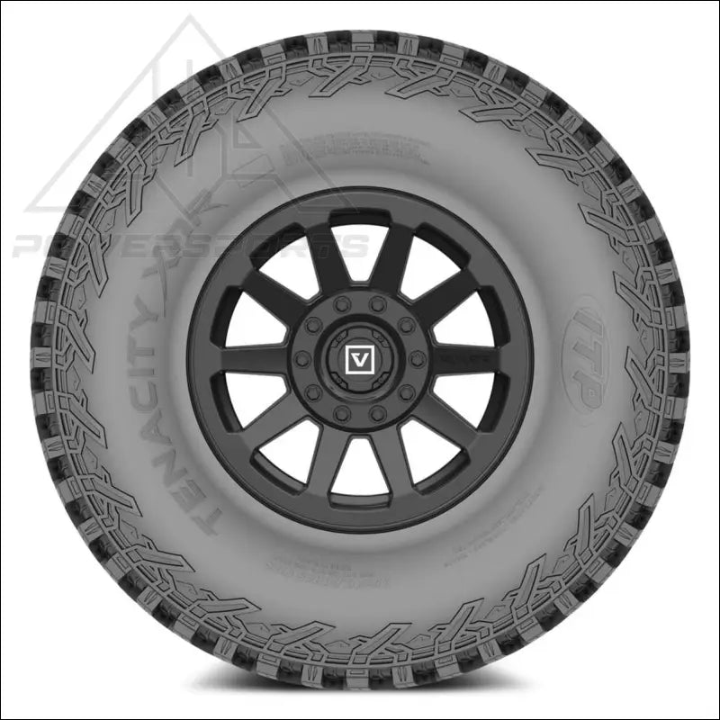 Valor Off-Road Tenacity on V02 Wheel and Tire Kits - 30x10-15 / (Satin Black) / Dual-Drill: 4x137/4x156 - Wheels