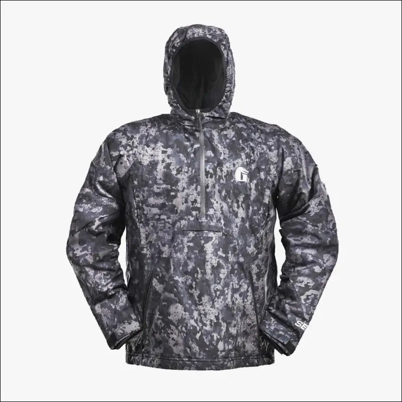 Waterproof 1/2 Zip Bog Hoodie | Mens - 7 Black - Small - Outerwear