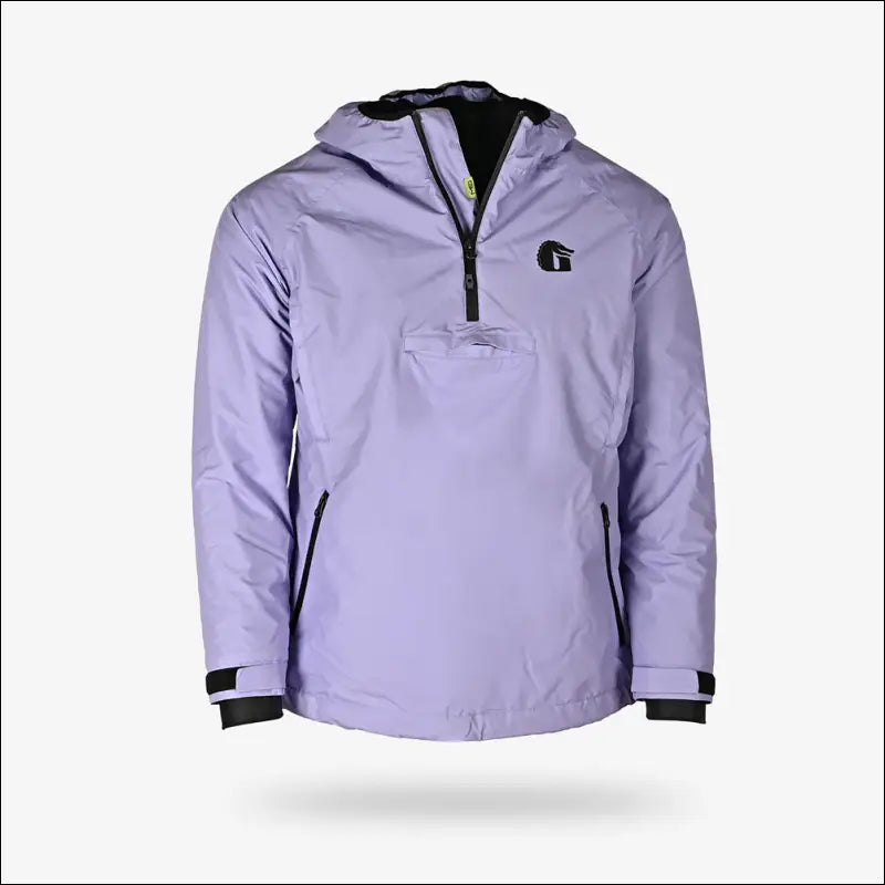Waterproof 1/2 Zip Bog Hoodie | Womens - Lavender - Medium - Outerwear