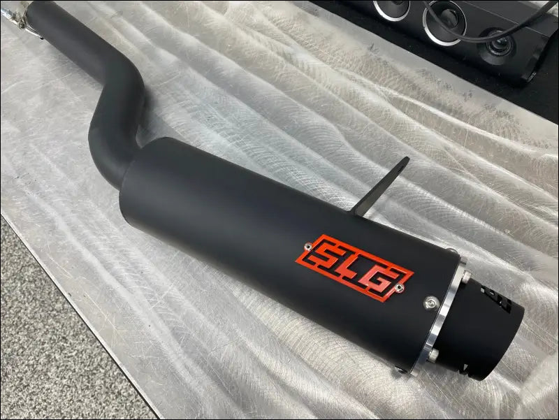 2012-2024 Gen 2 CanAm Outlander 650-800-850-1000cc Bomber Performance Series Slip On - Raw Stainless/Small Logo