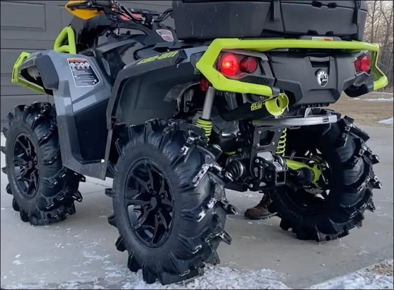 2012-2024 Gen 2 CanAm Outlander 650-800-850-1000cc Sniper Performance Series Slip On - Raw stainless / Blank