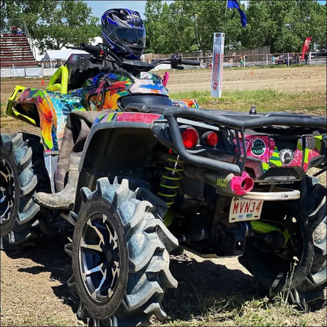 2012-2024 Gen 2 CanAm Outlander 650-800-850-1000cc Sniper Performance Series Slip On - Raw stainless / Blank / None