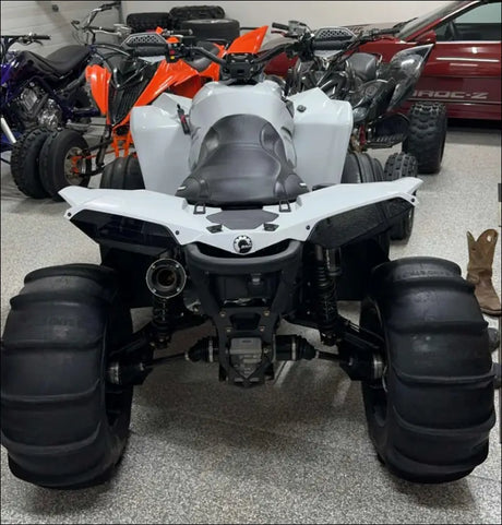 2012-2025 Gen 2 CanAm Renegade (non-XMR) 500-570-650-800-850-1000cc Bomber Quiet Series Slip On - Raw stainless/Large