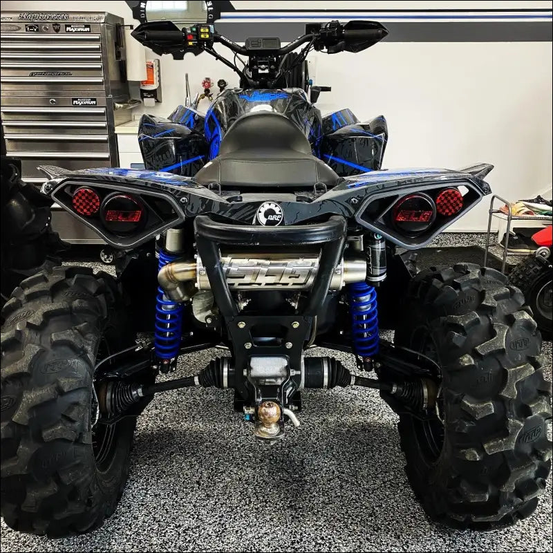 2012-2025 Gen 2 CanAm Renegade (non-XMR) 500-570-650-800-850-1000cc Bomber Quiet Series Slip On Side Exit - Raw