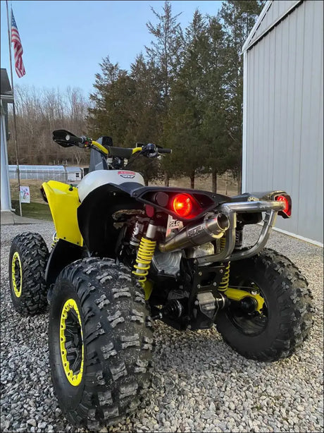 2012-2025 Gen 2 CanAm Renegade (non XMR) 500-570-650-800-850-1000cc Sniper Performance Series Slip On - Raw stainless