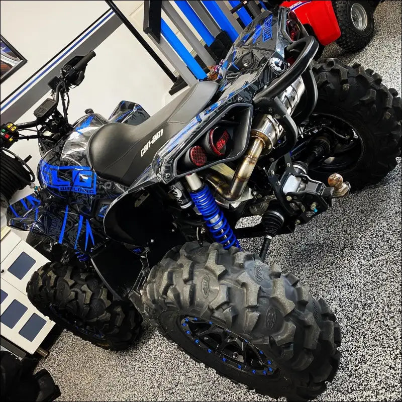 2012-2025 Gen 2 CanAm Renegade (non-XMR) 500-570-650-800-850-1000cc Bomber Performance Series Slip On Side Exit - Raw