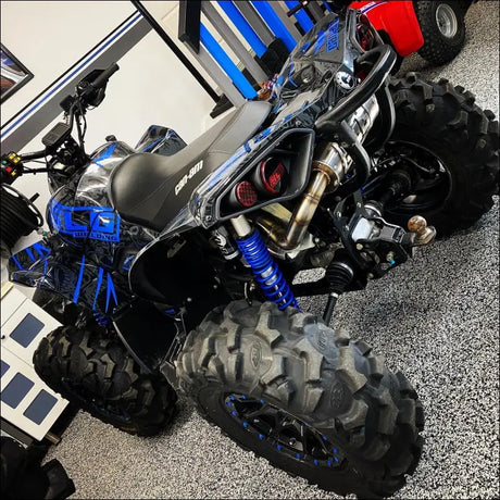 2012-2025 Gen 2 CanAm Renegade (non-XMR) 500-570-650-800-850-1000cc Bomber Performance Series Slip On Side Exit - Raw