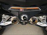 2013-2018 OG CanAm Maverick XMR XRS 1000cc Sniper Performance Series Dual Slip On - Raw stainless / Removable quiet