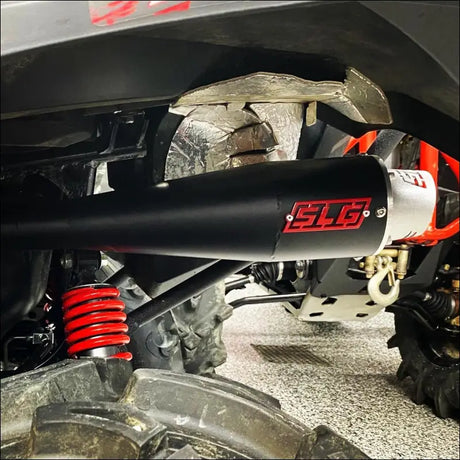 2016-2024 Yamaha Grizzly/Kodiak 700cc Sniper Performance Series Slip On - Raw stainless / Cutout / Removable spark