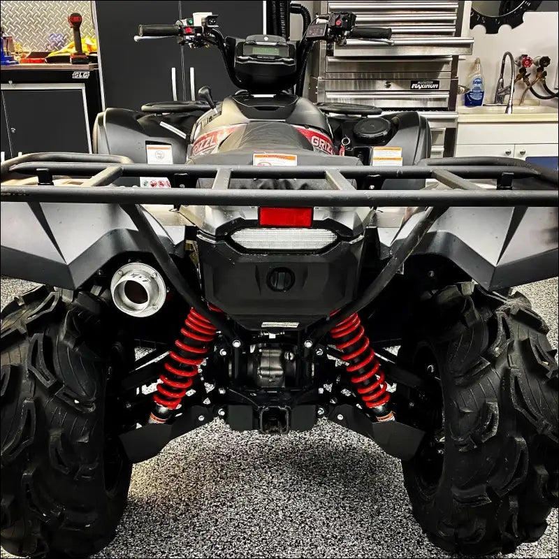 2016-2024 Yamaha Grizzly/Kodiak 700cc Sniper Quiet Series Slip On - Raw stainless / Cutout