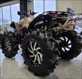 2016-2026 Gen 2 CanAm Renegade XMR 570-650-850-1000cc Sniper Quiet Series Slip On 45 Degree Exit - Raw stainless