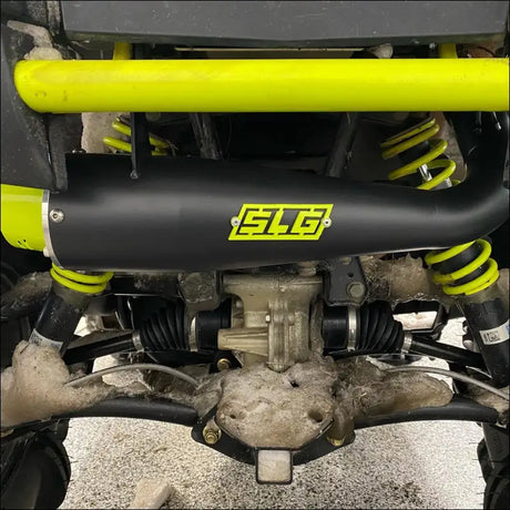 2017-2024 Polaris Sportsman Highlifter 850-1000cc Sniper Performance Series Slip On - Raw stainless / Blank / Removable