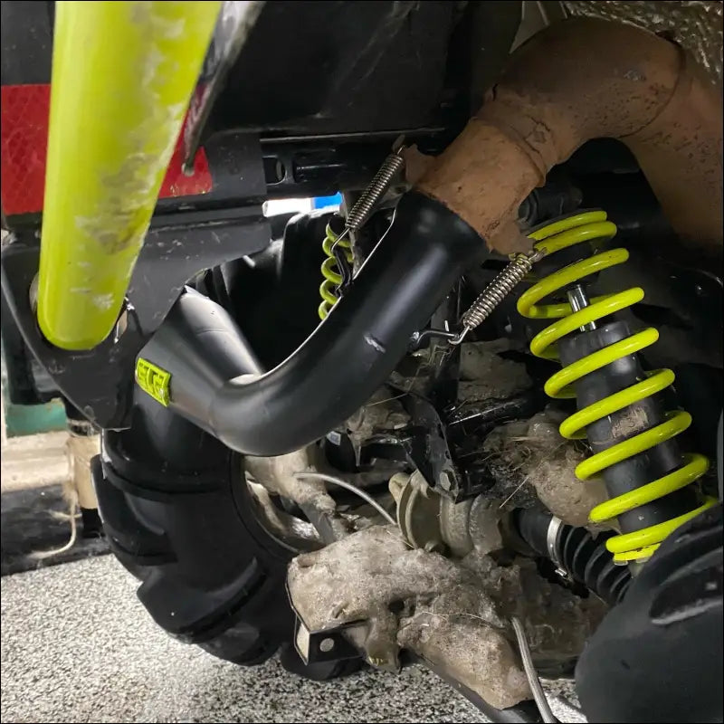 2017-2024 Polaris Sportsman Highlifter 850-1000cc Sniper Quiet Series Slip On - Fully coated / Blank - Exhaust