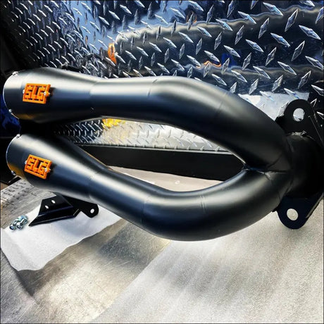 2018-2021 Polaris RZR XP and RS1 1000cc Sniper Performance Series Dual Slip On - Raw stainless body with coated tip