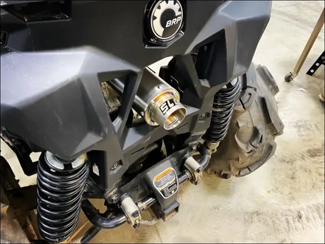 2018-2023 CanAm Maverick Sport/Trail 800-1000cc Bomber Performance Series Slip - Raw stainless body with coated tip